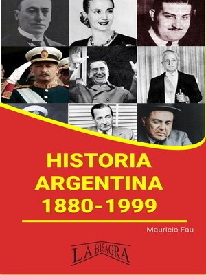 cover image of Historia Argentina, 1880-1999